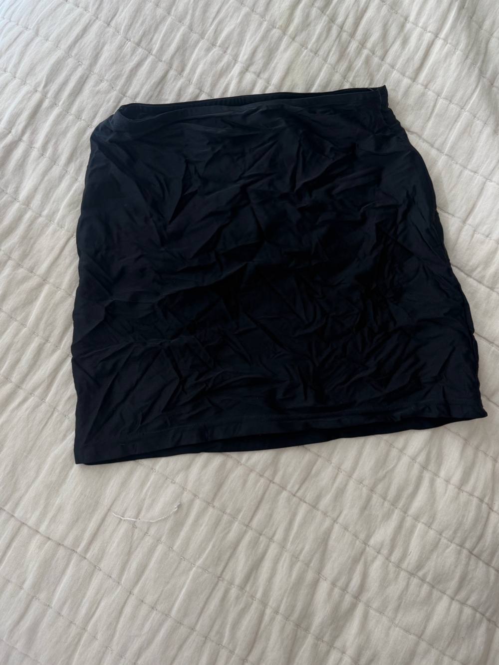 superdown Black Stretch Mini Skirt